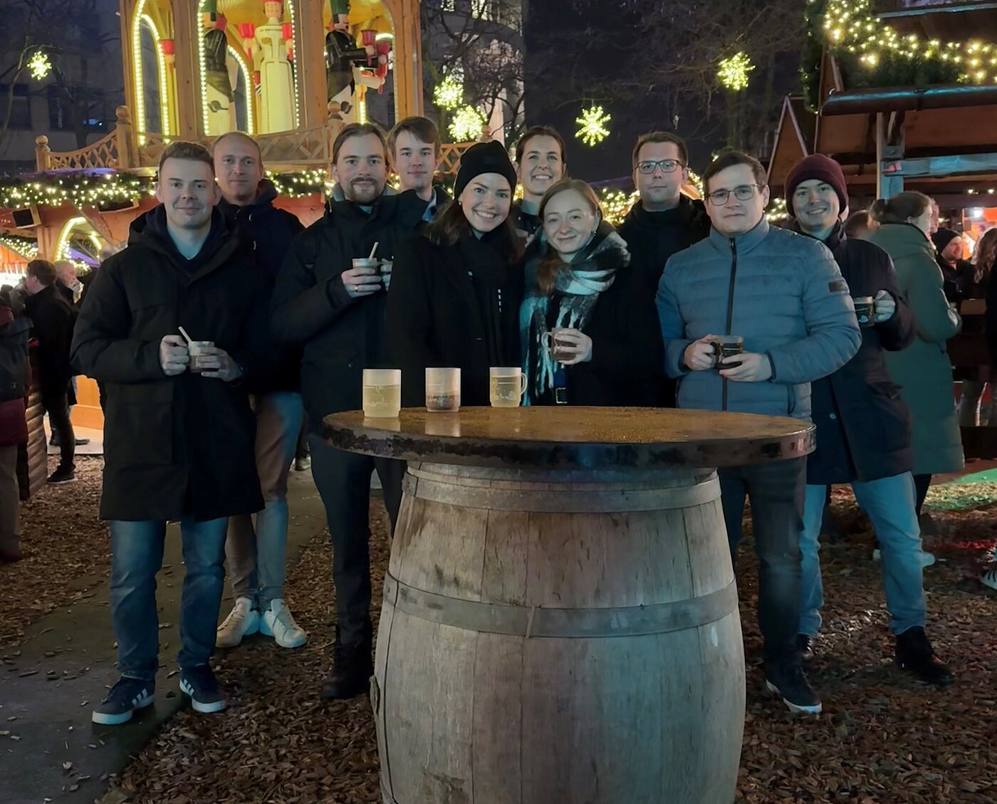Ausklang auf dem Kieler Weihnachtmarkt Ausklang auf dem Kieler Weihnachtmarkt