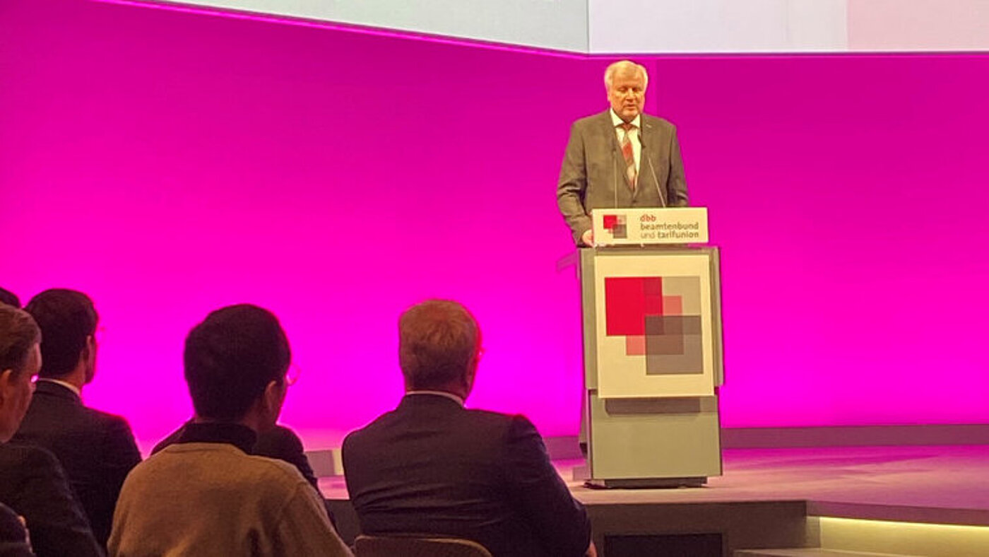 Dbb jahrestagung 2020 seehofer