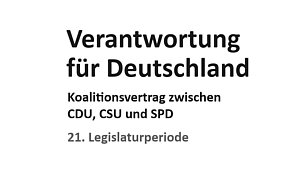 koalitionsvertrag koalitionsvertrag