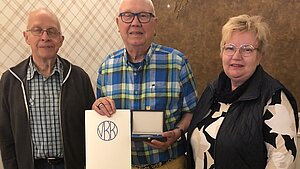 V. li.: Holger Bähr, Koll. Kurt Koop, Marita Wüstenberg 