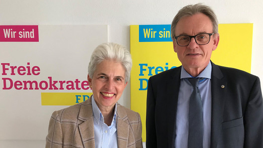 Bundesvorsitzender im Gespräch mit MdB Marie-Agnes Strack-Zimmermann