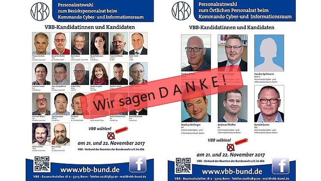 Dankesplakat Wahlen KdoCIR Dankesplakat Wahlen KdoCIR