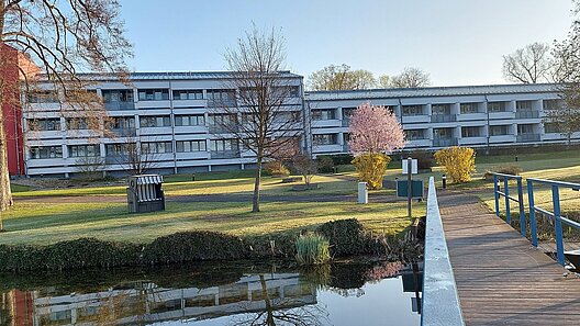 Das Haus am Werlsee am Morgen