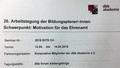 Bildungsplanertagung 2018