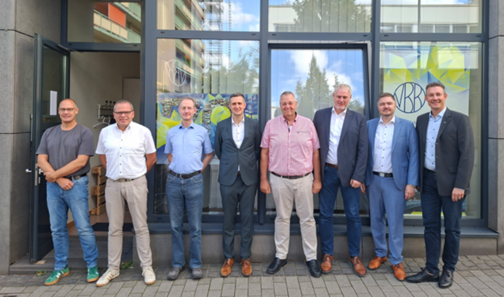 v.l.n.r: TRAI Michael Boll, TRAmtm Torsten Pein, TORR Ulf Wehr, TRAR Dennis Wilhelm, TRDir Klaus Schütte, TRAmtm Oliver Henrich, TORR Dominik Jungclas, TROI Marc Muth (Sprecher AG T)
