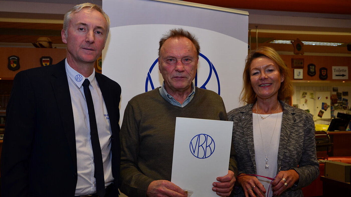 Ehrung Friedrich Lohberg für 40 Jahre ununterbrochene Mitgliedschaft im VBB, StOGr. Stetten a.k.M. Ehrung Friedrich Lohberg für 40 Jahre ununterbrochene Mitgliedschaft im VBB, StOGr. Stetten a.k.M.