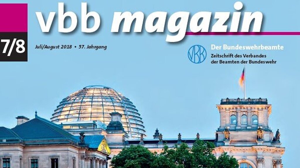 VBB Magazin 07/08 2018 Titelblatt VBB Magazin 07/08 2018 VBB Magazin 07/08 2018