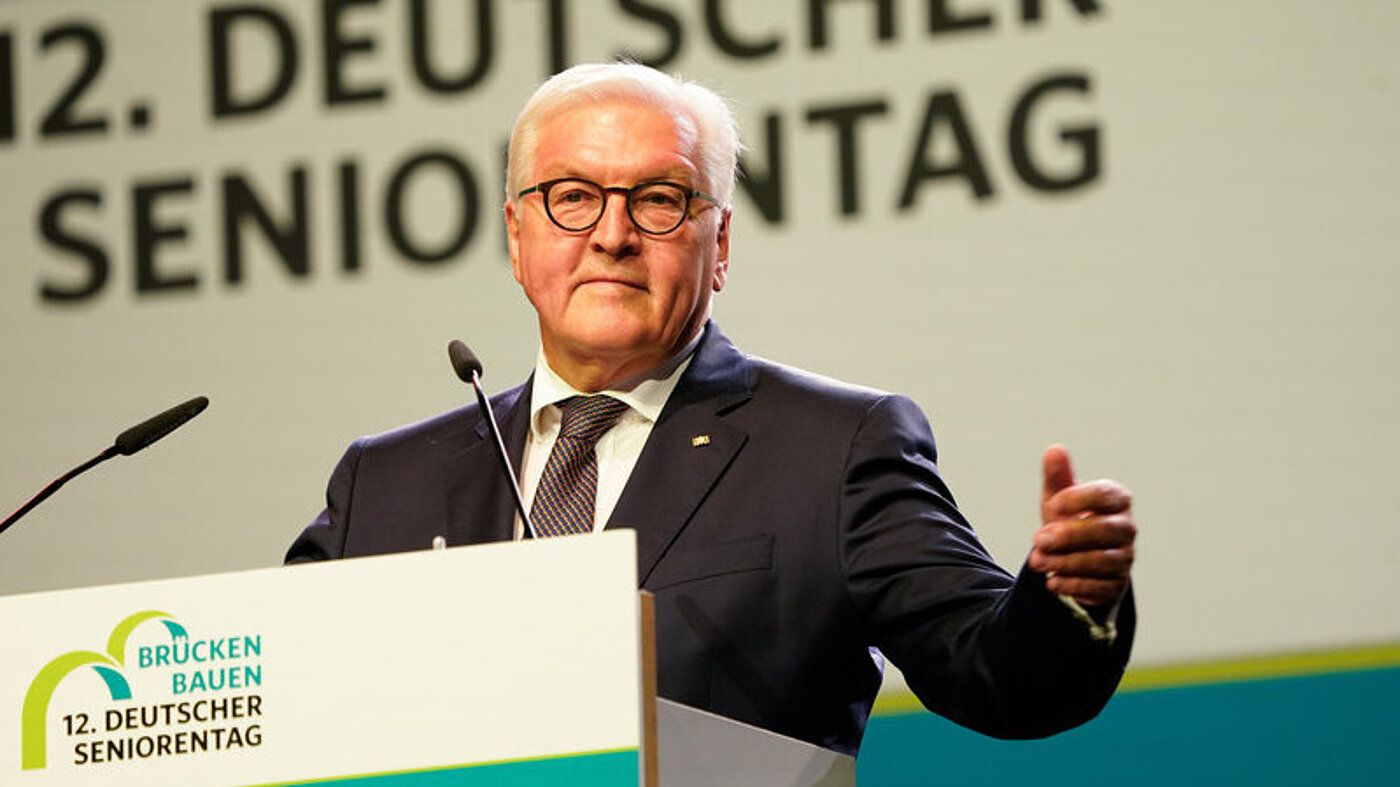 12. Deutscher Seniorentag/SenNova, Dortmund 2018 Bundespräsident Frank-Walter Steinmeier 12. Deutscher Seniorentag/SenNova, Dortmund 2018