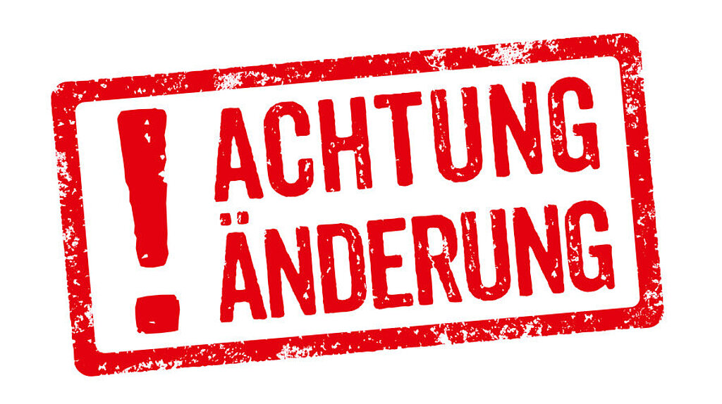 Roter Stempel - Achtung Änderung © Zerbor - Fotolia.com Roter Stempel - Achtung Änderung © Zerbor - Fotolia.com