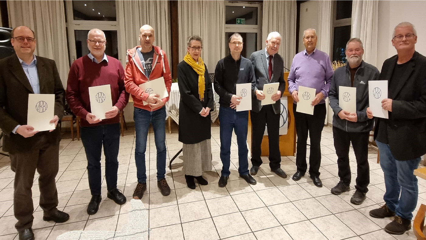 20230531_Ehrungen_Eckernfoerde Die geehrten Mitglieder zu 15-, 25- und 60-jähriger Mitgliedschaft 20230531_Ehrungen_Eckernfoerde
