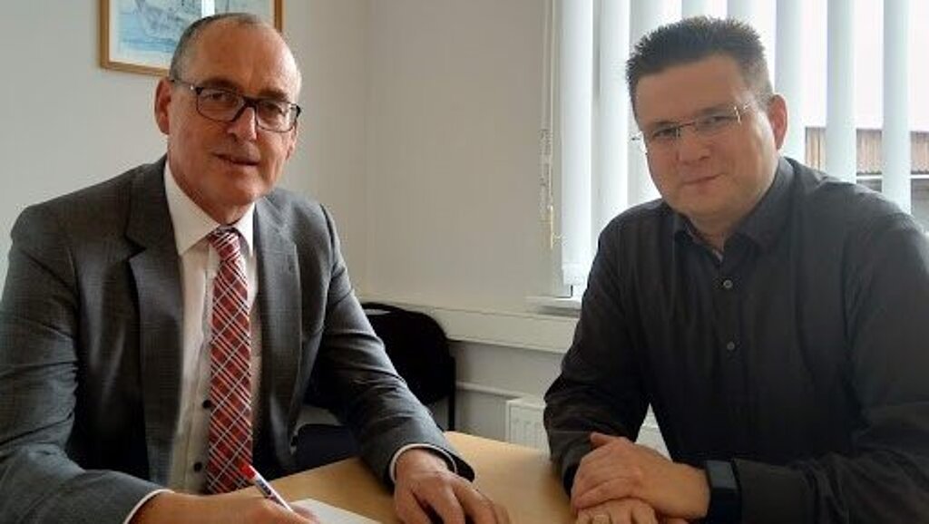 20191024_StOGrp. Wilhelmshaven Standortgruppenvorsitzender Wilhelmshaven II Swen Gierke und stv. Bundesvorsitzender Dr. Liesenhoff 20191024_StOGrp. Wilhelmshaven