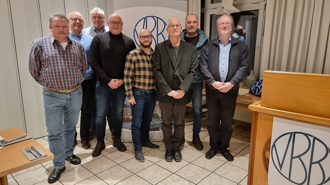 20240208_neuerVorstandEckernfoerde Der neue Vorstand (von links: M. Otto, R. Grotrian, T. Wallner, T. Rehder, T. Pfeiffer, W. Bader, O. Leipelt und J. Althof) 20240208_neuerVorstandEckernfoerde