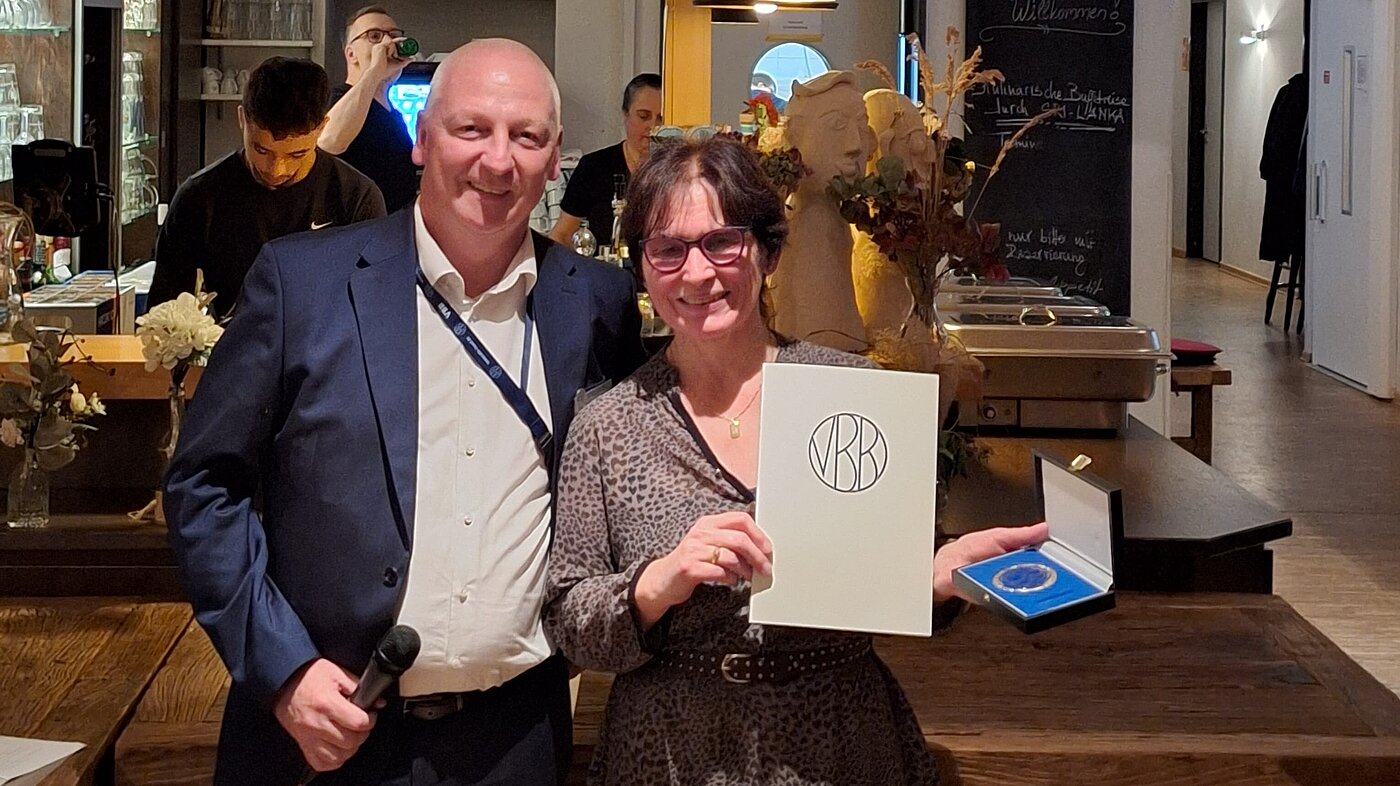 mit Astrid Seitz (50 – Jahre Mitgliedschaft)