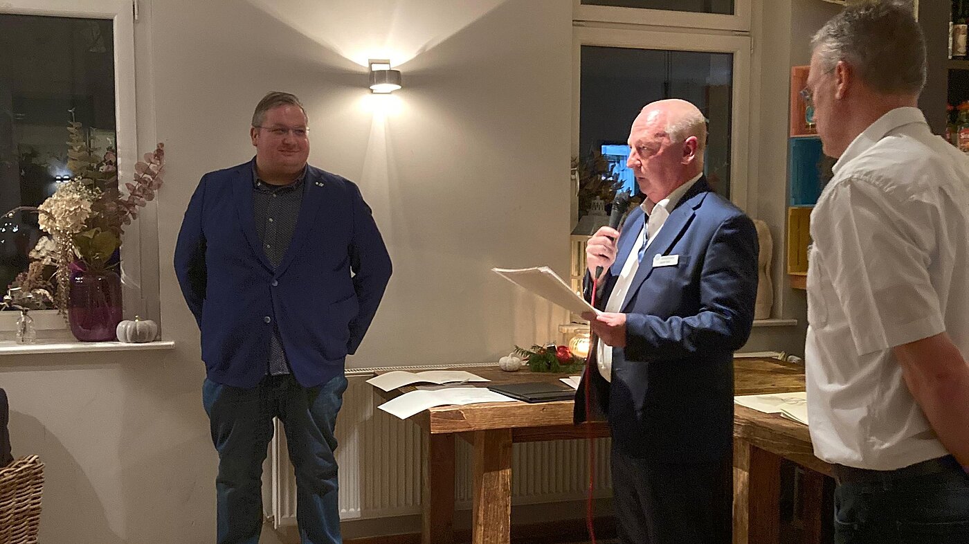 mit Benjamin Singer und Stefan Seifer (10 Jahre Mitarbeit in Personalräten für den VBB) 