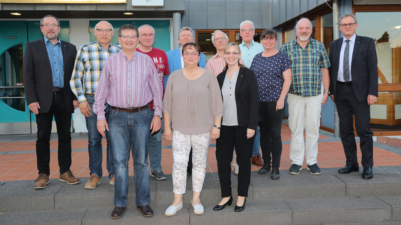 Mitgliederhauptversammlung der StOGr. Vulkaneifel Der neu gewählte Vorstand der StOGrp VE, Wolfram Kamm und Gerhard Bernahrndt Mitgliederhauptversammlung der StOGr. Vulkaneifel