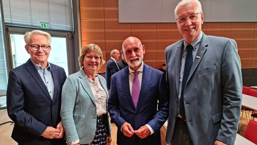 Lutz Supplit, Imke v. Bornstaedt-Küpper ,Volker Geyer, Frank Gehlen