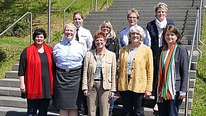 Bundeswehr und Frauen Treffen Gleib