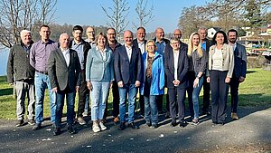 Der Vorstand des Bereiches VII mit seinen Gästen