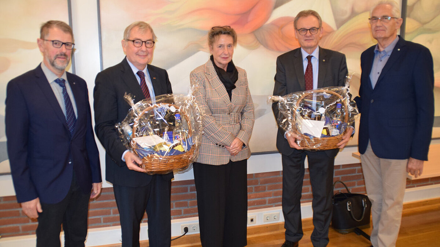 20191017 Seniorentreffen v.l.n.r. Peter Fischer, Martin Kammler, Simone Rahn, Wolfram Kamm, Hans-Jürgen Schwinge 20191017 Seniorentreffen