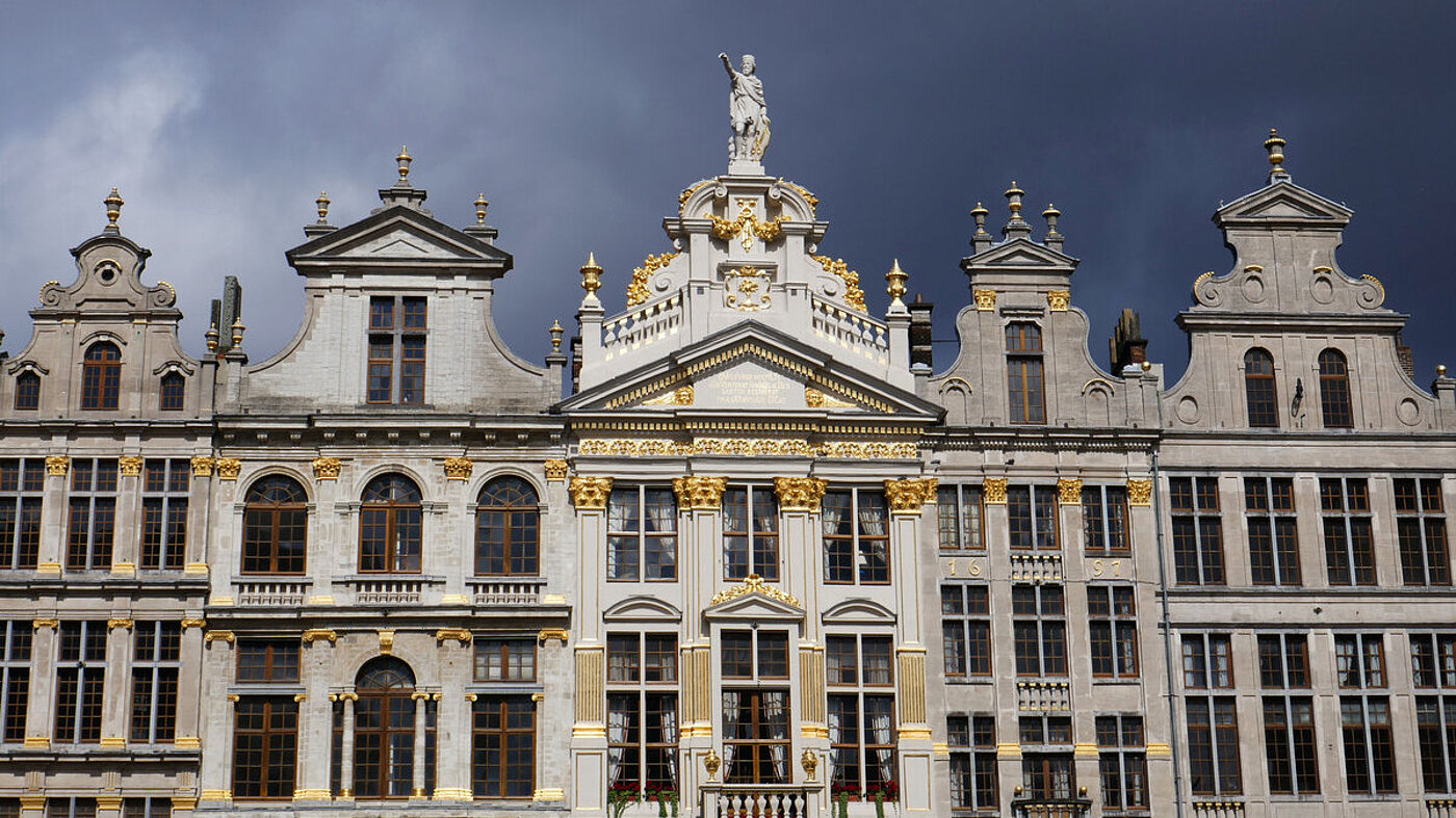 20191003 StOGrp. Huerth Weiterbildungsfahrt Bruessel2 Hübsche Giebel am Grand-Place in Brüssel 20191003 StOGrp. Huerth Weiterbildungsfahrt Bruessel2
