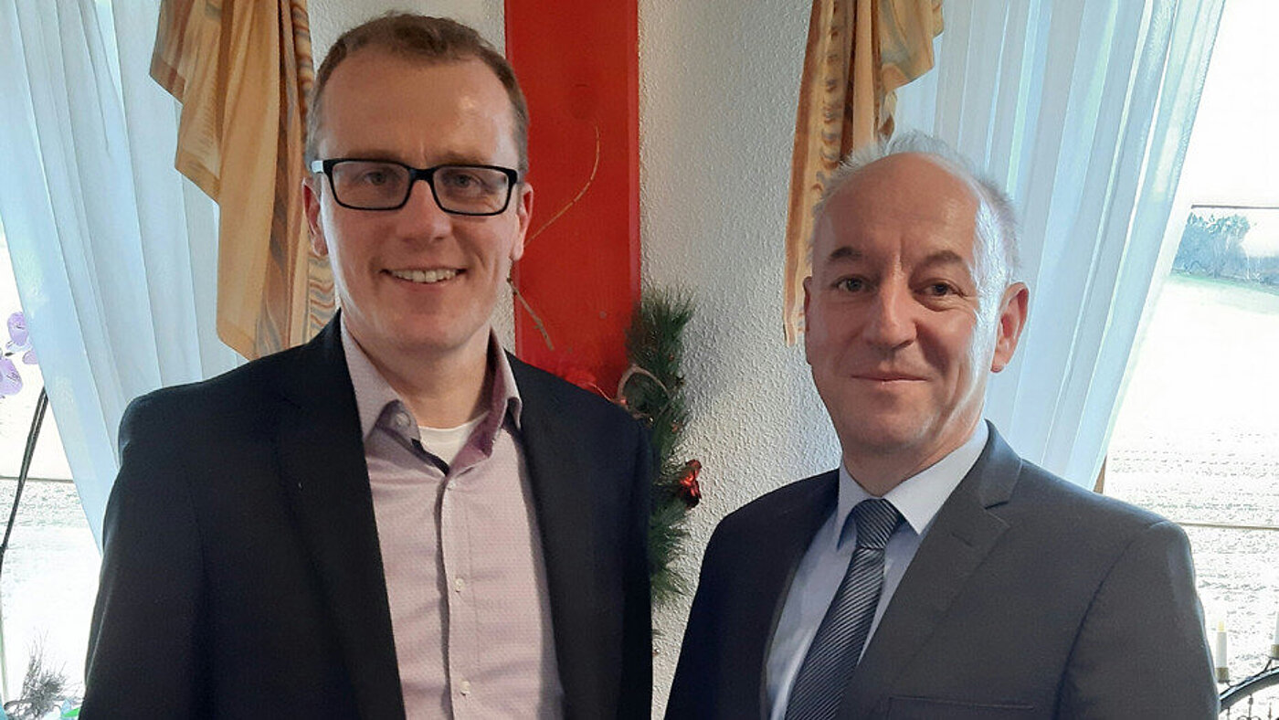 Steffen Espig im Gespräch mit MdB Alexander Krauß Steffen Espig im Gespräch mit MdB Alexander Krauß