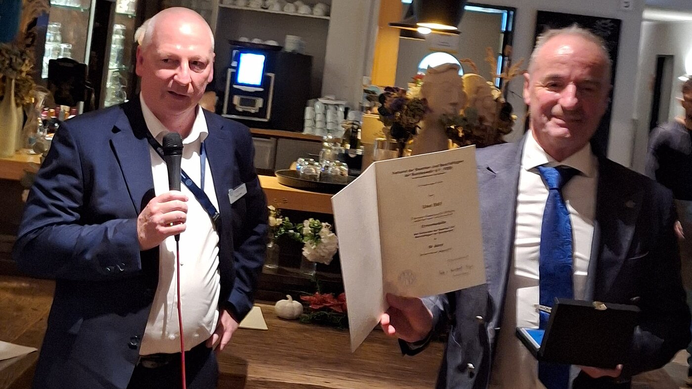 mit Uwe Bell (50 – Jahre Mitgliedschaft)