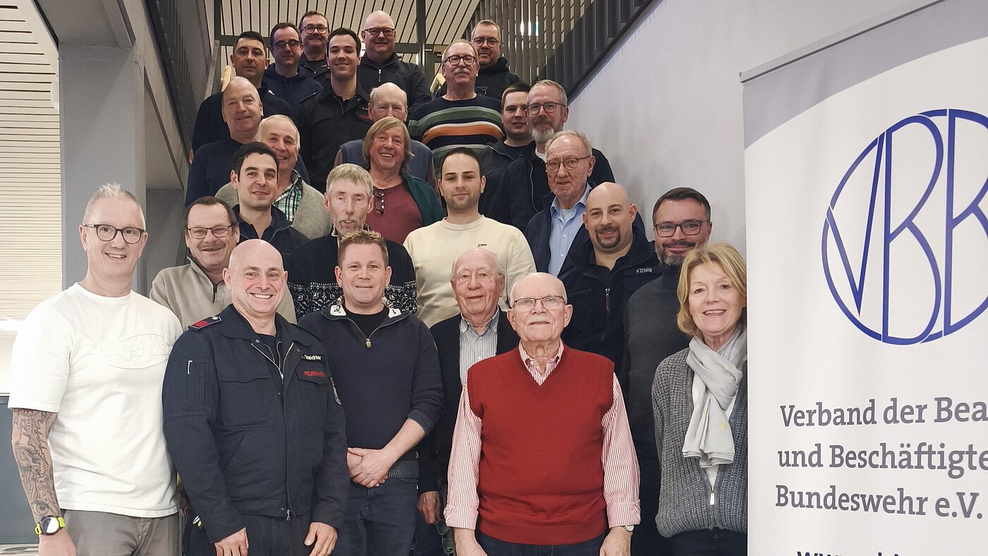 20260126_MV_Mosbach Teilnehmerinnen und Teilnehmer der Mitgliederhauptversammlung 2026 der VBB-Standortgruppe Mosbach in der ehemaligen Neckartalkaserne Mosbach. 20260126_MV_Mosbach